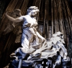Santa Maria della Vittoria :: Bernini´s Statue  „Die verzückte Teresa von Avila“ – Dritter Altar der Wissenschaft: Feuer – Tod Kardinal Guidera´s durch Verbrennen